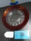 Vintage Indiana Glass Kings Crown Ruby Flash Serving Dish