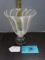 Vintage Bubble Glass Vase, hand blown