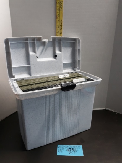 Plastic Filed Folder Box