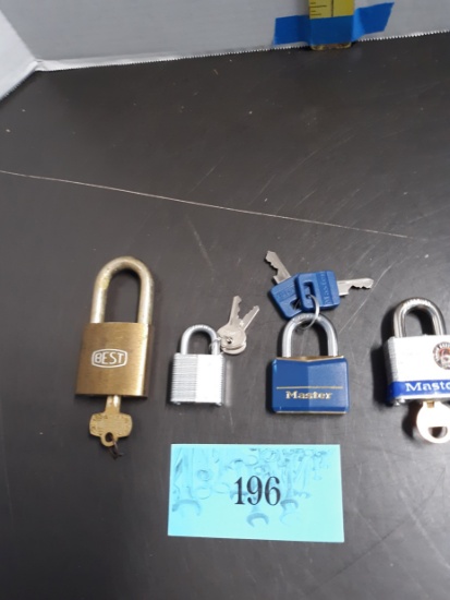 Lock Lot w/keys, Best, Master and more
