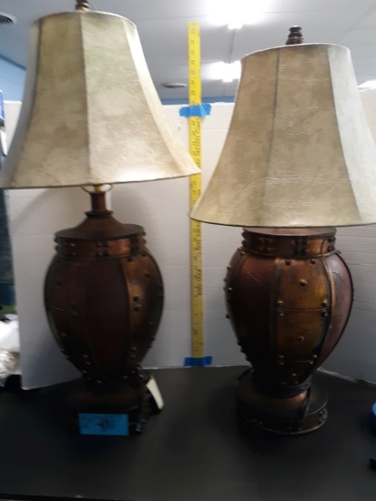 Beautiful Vintage Wooden Lamps
