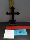 Vintage Cast Iron Scroll Cross
