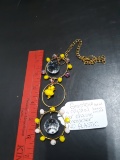 gemstone and Crystal car charm suncatcher, hand made
