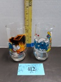 Vintage 1982 SMURF Glasses
