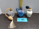 Vintage Perfume Bottle Spray , Depose Ceramic Jug or Pitcher