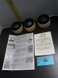 Silky Soy  Candle lot, Sandalwood Patchouli & Amber