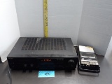 General Electric Portable Cassette Recorder (untested), Sony Stereo Receiver (powers On)