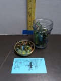 Jar of Glass Marbles