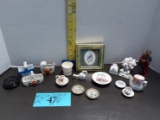 Vintage Mini Lot, cups, saucers, plates baskets and more