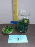 Jar of Glass Marbles