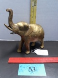 Vintage Solid Brass Elephant, Middle East