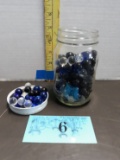 Jar of Glass Marbles