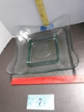 Sea glass green recycled glass bowl