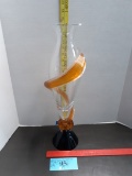 H.E. Chip Scarborough for Fusion Z Glass Vase, chip on top