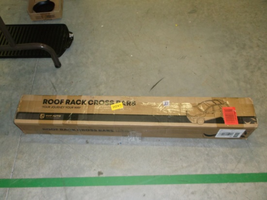 new SUV roof rack cross bars set, YHT auto 165lbs bars for skiboards or kayak box is 38in long