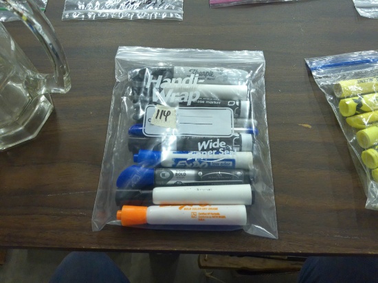 office supplies, markers permanent and dry erase by various brands like expo and sharpie they have b