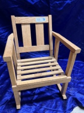 Small Wood Doll Chair