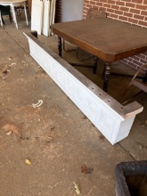 Mantle, Wood, White Painted, 107x18x10