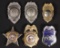 Six Police, Patrolman, Sergeant Badges