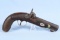 English 19th C. Percussion Travelling Pistol