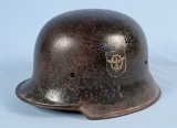 Wwii Nazi Fire Police Helmet