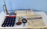 U.S Army Blankets, Flags, Belts, Brush