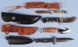 KA-Bar, Colt, Kissing Crane, & Hibben Knives