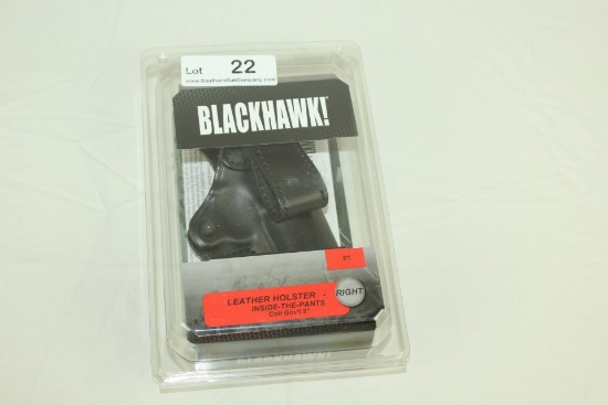 New Blackhawk Leather Inside the Waist Holster