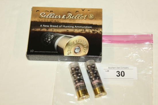 10 Rounds of Sellier & Bellot .12 Ga. Magnum 3" Buckshot