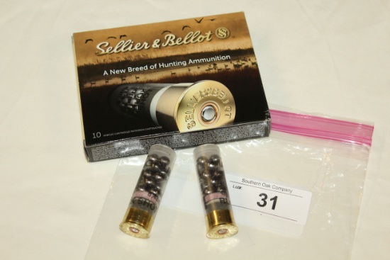 10 Rounds of Sellier & Bellot .12 Ga. Magnum 3" Buckshot