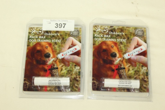 2 New Dokken's Rack Wax Dog Training Scent