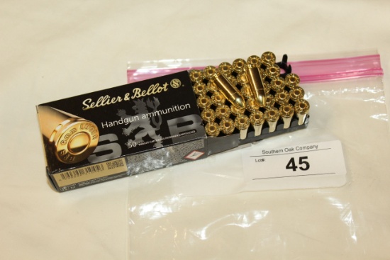 50 Rounds of Sellier & Bellot 9mm 115 Gr. FMJ Ammo
