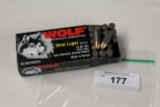 50 Rounds of Wolf 9mm 115 Gr. FMJ Ammo
