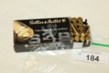 50 Rounds of Sellier & Bellot .380 ACP 92 Gr. FMJ Ammo