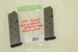 Two .45 ACP 8-Round CMC (Chip McCormick) Stainless Magazines