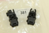 New AR15 Front & Rear Flip-Up Sights