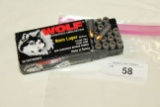 50 Rounds of Wolf 9mm 115 Gr. FMJ Ammo