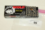 50 Rounds of Wolf 9mm 115 Gr. FMJ Ammo