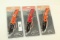 3 New Easy Open Spring Assist Aluminum Handle Knives