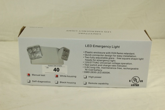 LED Emergency Light.  New!