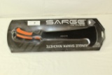 Sarge Knives Jungle Shark Machete w/Nylon Sheath - New!