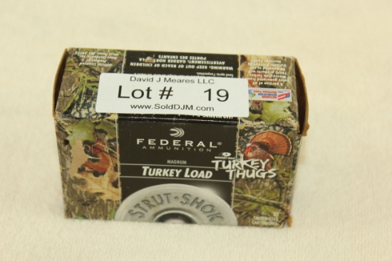 10 Rounds of Federal .12 Ga. 3", 6 Shot Magnum Turkey Loads