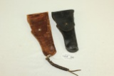 2 Very Old Leather Holsters