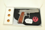 New Ruger SR1911 .45 Auto. Stainless Pistol w/Box and Papers