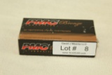 50 Rounds of PMC Bronze 9mm Luger 115 Gr. FMJ Ammo