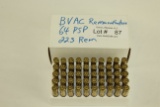 50 Rounds of BVAC .223 REM. Factory Remanufactured Ammo