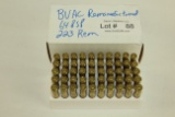 50 Rounds of BVAC .223 REM. Factory Remanufactured Ammo