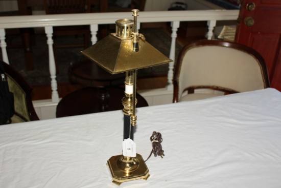 Brass Style Candle Stick Desk Lamp
