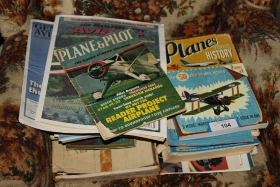 Lot of Airplane/Aviation Books & Magazines