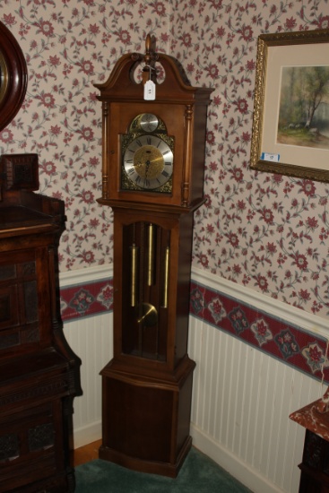 Ridgeway "Tempus Fugit" Small Grandfather Clock